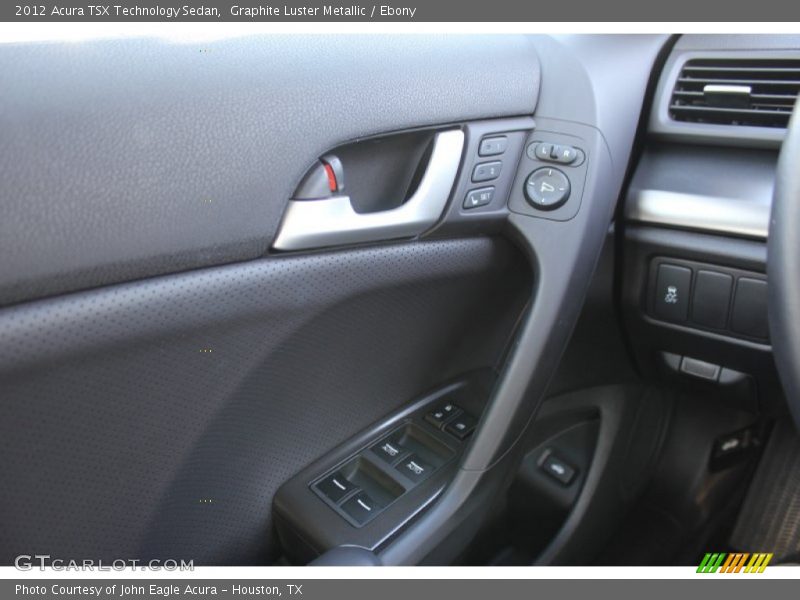 Graphite Luster Metallic / Ebony 2012 Acura TSX Technology Sedan