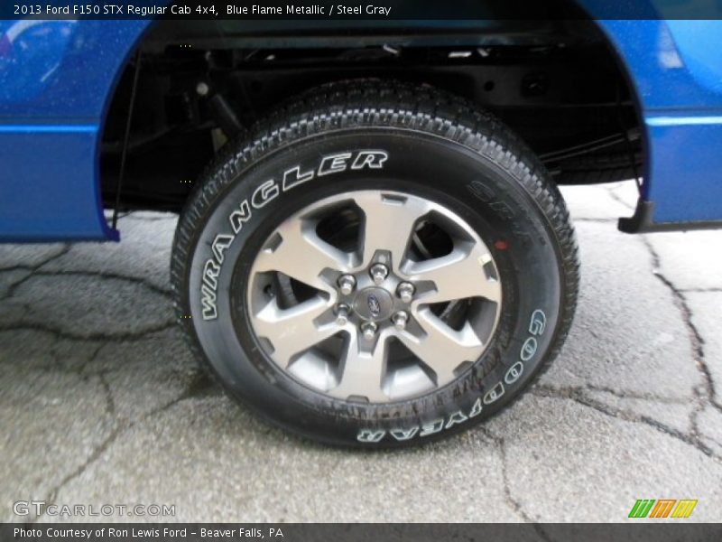 Blue Flame Metallic / Steel Gray 2013 Ford F150 STX Regular Cab 4x4