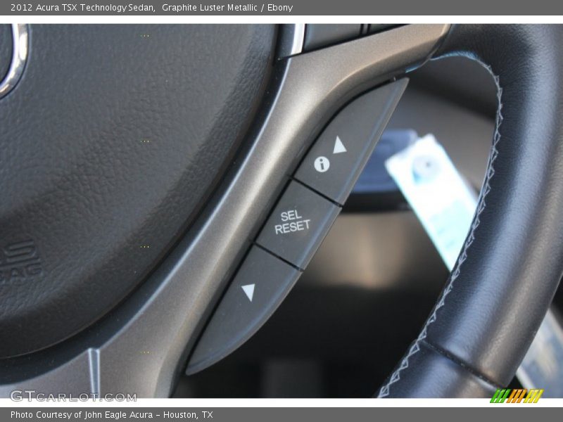 Graphite Luster Metallic / Ebony 2012 Acura TSX Technology Sedan