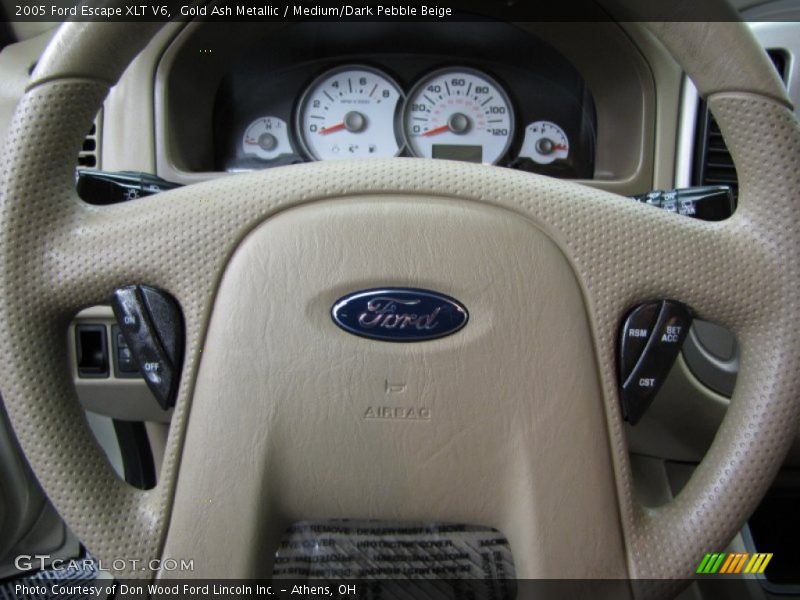 Gold Ash Metallic / Medium/Dark Pebble Beige 2005 Ford Escape XLT V6