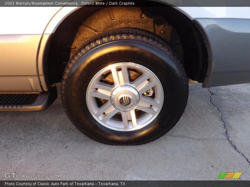 Oxford White / Dark Graphite 2003 Mercury Mountaineer Convenience