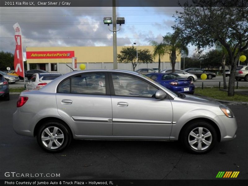 Clear Silver / Gray 2011 Kia Rio LX
