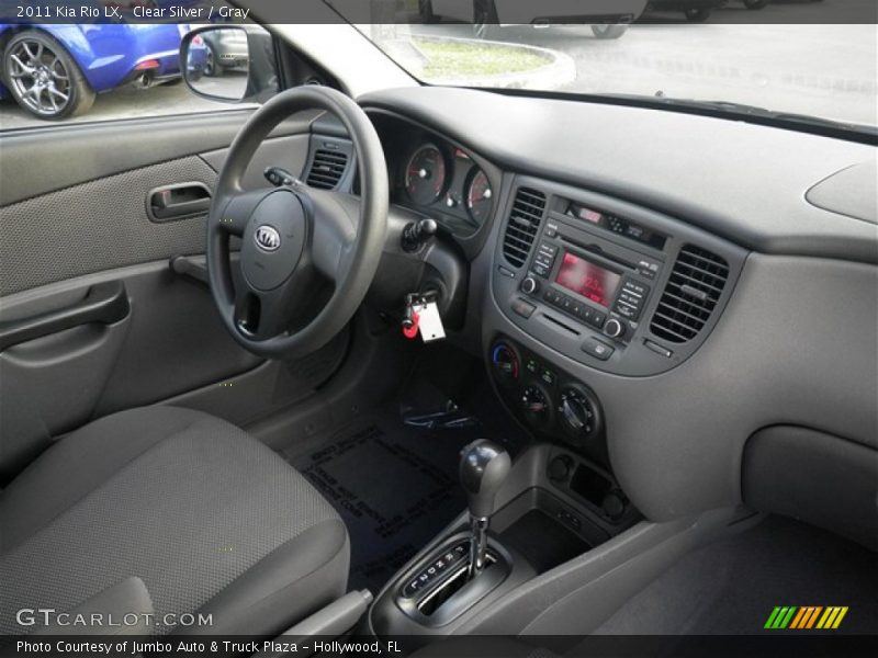 Clear Silver / Gray 2011 Kia Rio LX