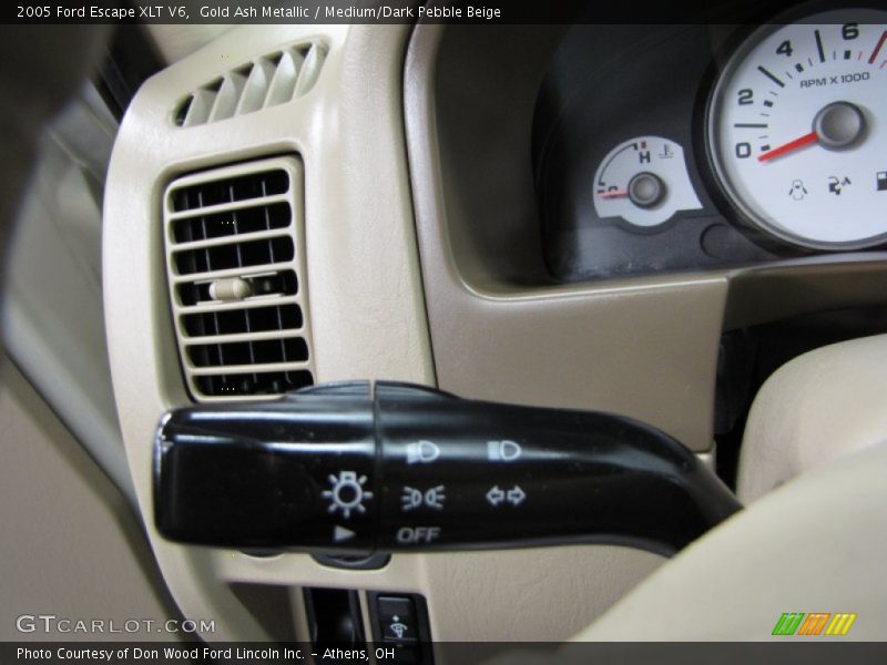 Gold Ash Metallic / Medium/Dark Pebble Beige 2005 Ford Escape XLT V6