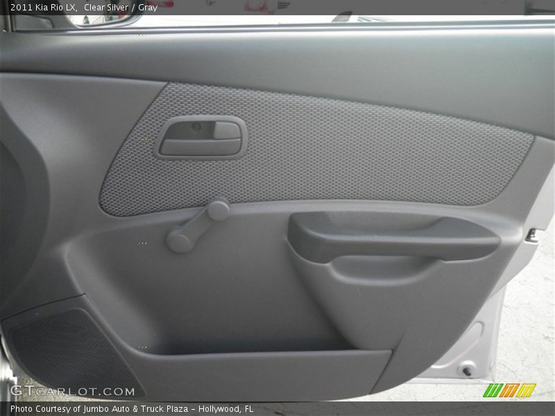 Clear Silver / Gray 2011 Kia Rio LX