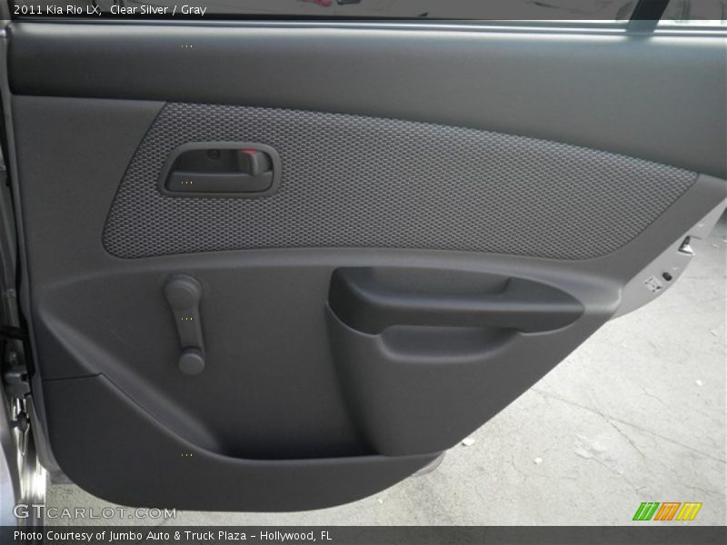 Clear Silver / Gray 2011 Kia Rio LX