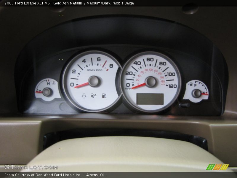 Gold Ash Metallic / Medium/Dark Pebble Beige 2005 Ford Escape XLT V6