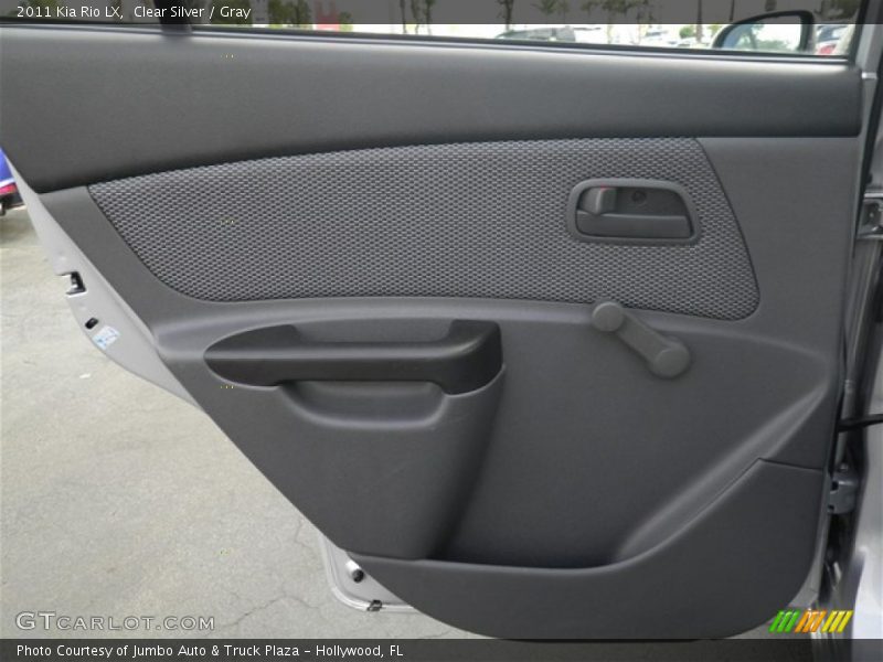 Clear Silver / Gray 2011 Kia Rio LX