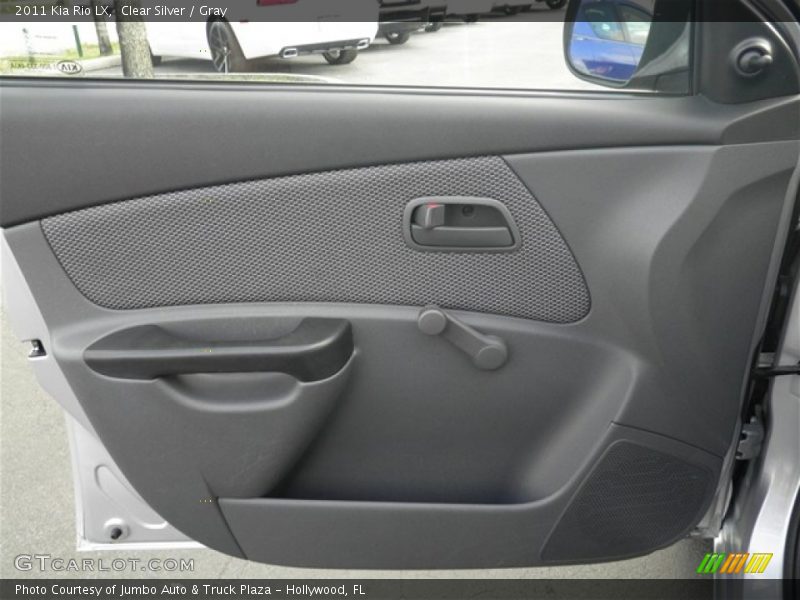 Clear Silver / Gray 2011 Kia Rio LX