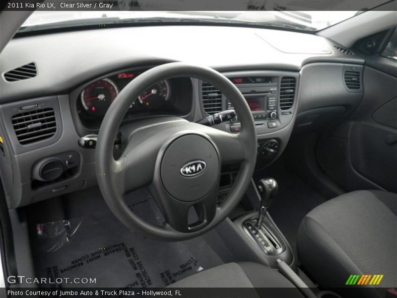 Clear Silver / Gray 2011 Kia Rio LX