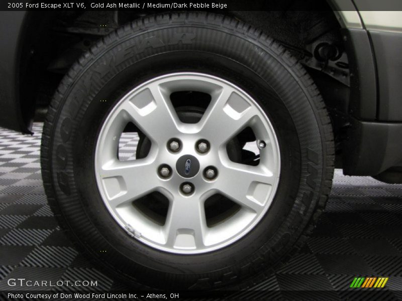 Gold Ash Metallic / Medium/Dark Pebble Beige 2005 Ford Escape XLT V6