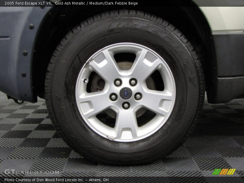 Gold Ash Metallic / Medium/Dark Pebble Beige 2005 Ford Escape XLT V6