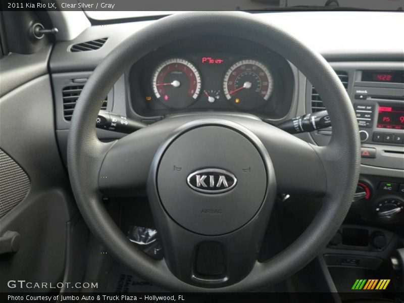 Clear Silver / Gray 2011 Kia Rio LX