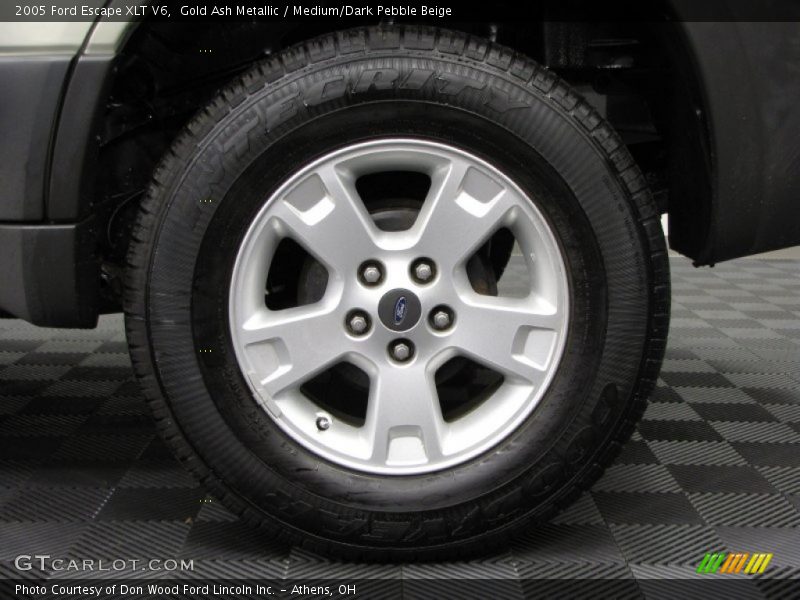 Gold Ash Metallic / Medium/Dark Pebble Beige 2005 Ford Escape XLT V6