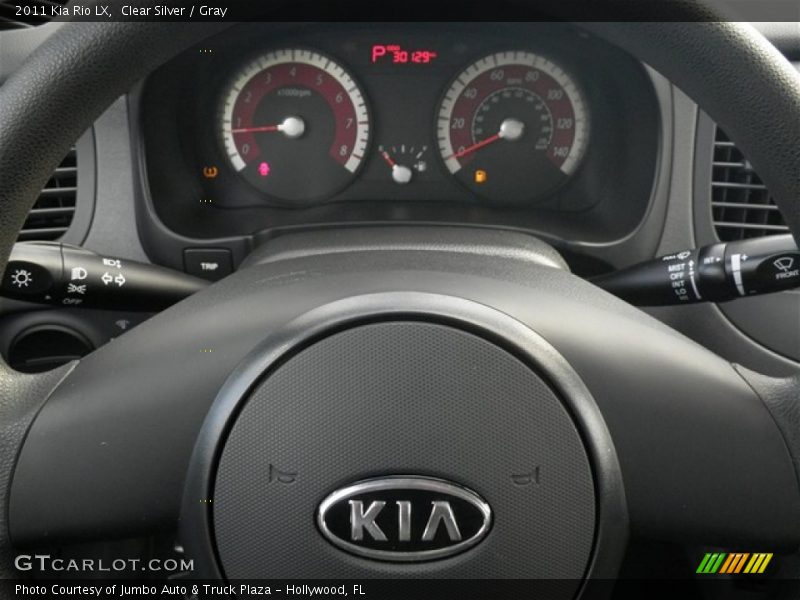 Clear Silver / Gray 2011 Kia Rio LX