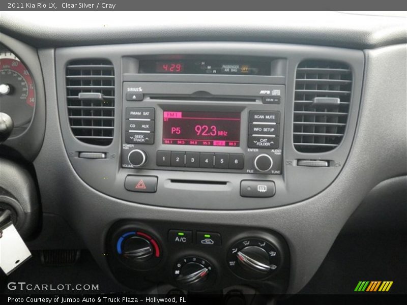 Clear Silver / Gray 2011 Kia Rio LX
