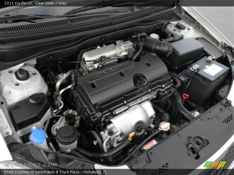 Clear Silver / Gray 2011 Kia Rio LX