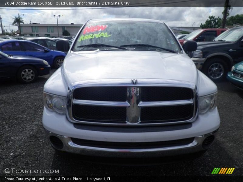 Bright White / Dark Slate Gray 2004 Dodge Ram 1500 SLT Quad Cab