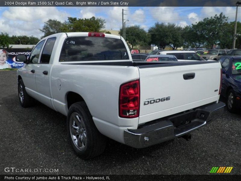 Bright White / Dark Slate Gray 2004 Dodge Ram 1500 SLT Quad Cab