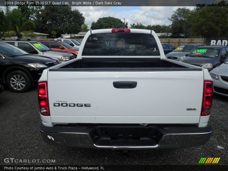 Bright White / Dark Slate Gray 2004 Dodge Ram 1500 SLT Quad Cab