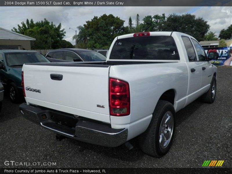 Bright White / Dark Slate Gray 2004 Dodge Ram 1500 SLT Quad Cab