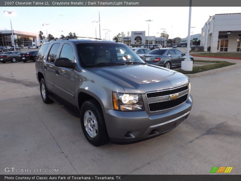 Graystone Metallic / Dark Titanium/Light Titanium 2007 Chevrolet Tahoe LS