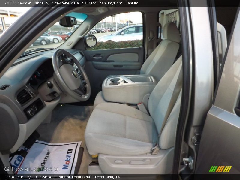 Graystone Metallic / Dark Titanium/Light Titanium 2007 Chevrolet Tahoe LS