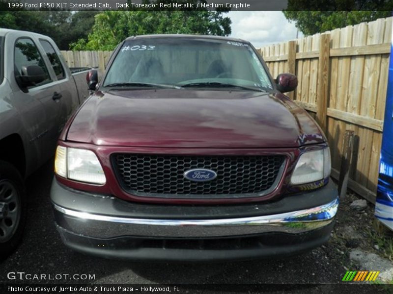 Dark Toreador Red Metallic / Medium Graphite 1999 Ford F150 XLT Extended Cab