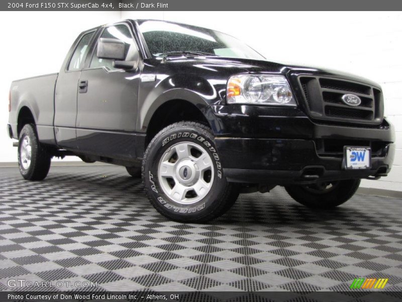 Black / Dark Flint 2004 Ford F150 STX SuperCab 4x4
