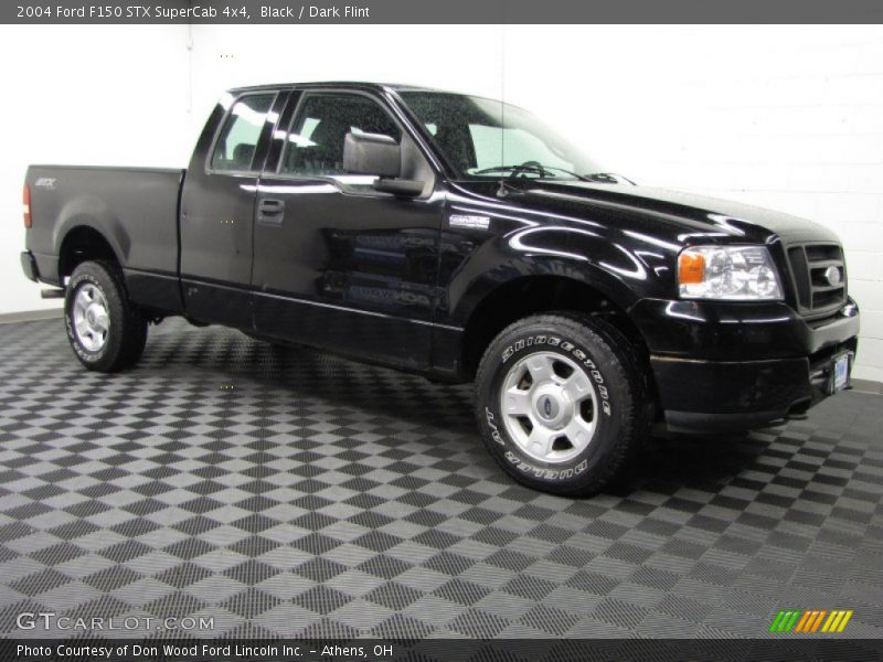 Black / Dark Flint 2004 Ford F150 STX SuperCab 4x4
