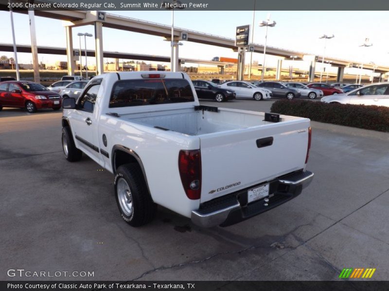 Summit White / Medium Pewter 2006 Chevrolet Colorado Regular Cab