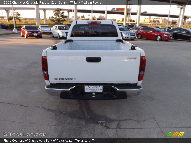Summit White / Medium Pewter 2006 Chevrolet Colorado Regular Cab