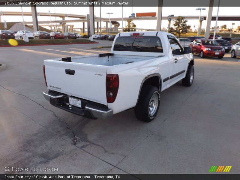 Summit White / Medium Pewter 2006 Chevrolet Colorado Regular Cab