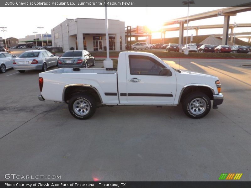 Summit White / Medium Pewter 2006 Chevrolet Colorado Regular Cab