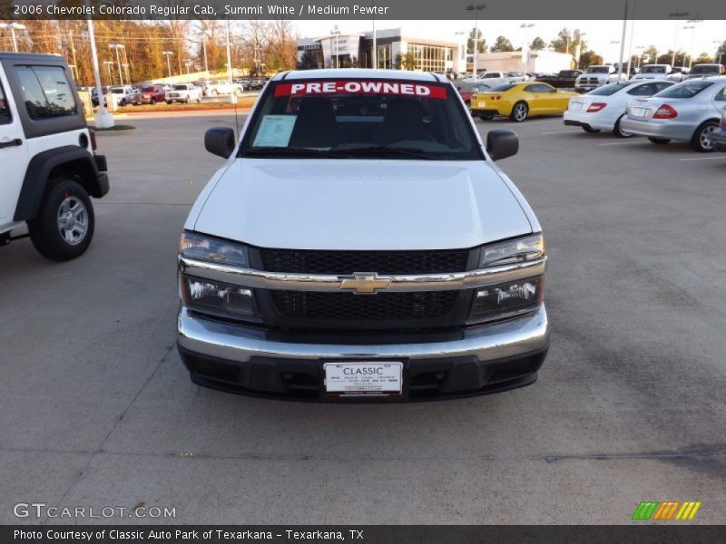 Summit White / Medium Pewter 2006 Chevrolet Colorado Regular Cab