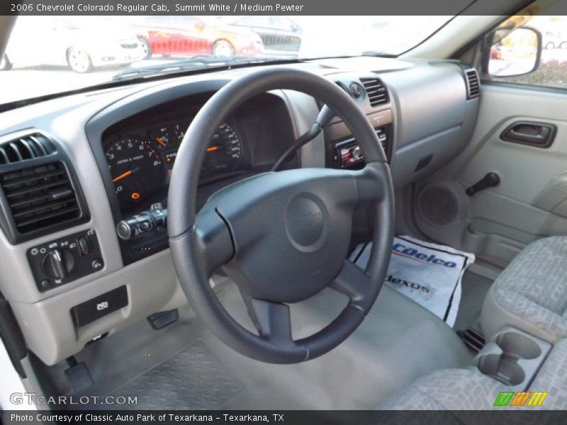 Summit White / Medium Pewter 2006 Chevrolet Colorado Regular Cab