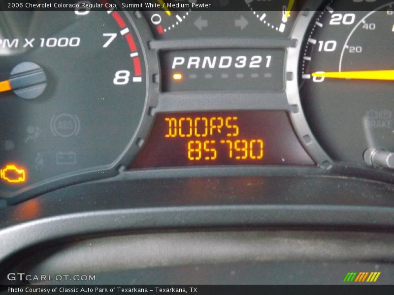 Summit White / Medium Pewter 2006 Chevrolet Colorado Regular Cab