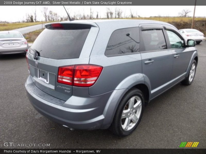 Silver Steel Metallic / Dark Slate Gray/Light Graystone 2009 Dodge Journey SXT AWD