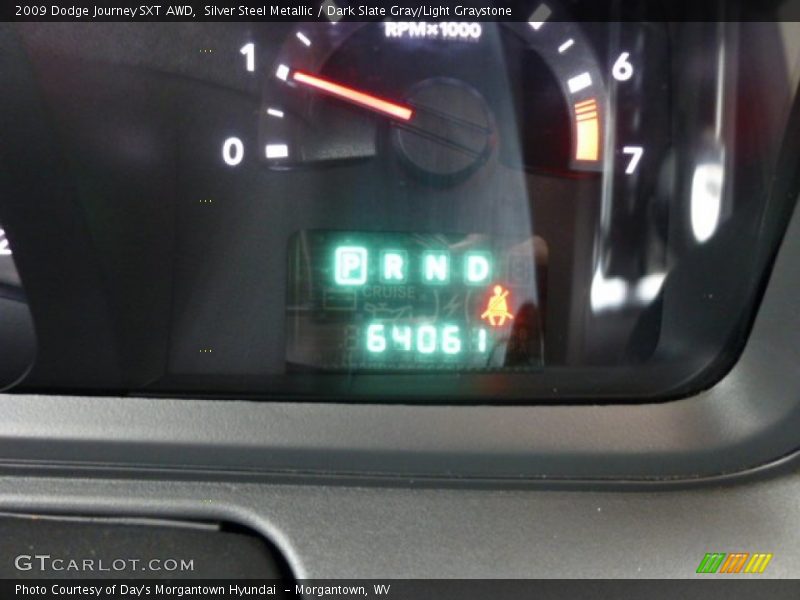 Silver Steel Metallic / Dark Slate Gray/Light Graystone 2009 Dodge Journey SXT AWD