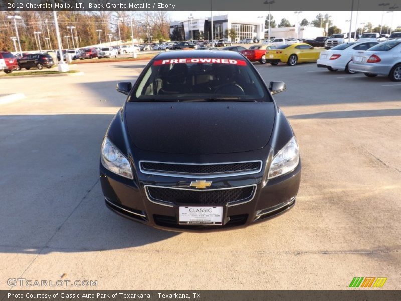 Black Granite Metallic / Ebony 2012 Chevrolet Malibu LT