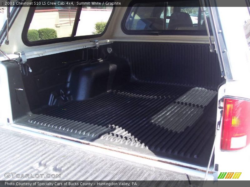 Summit White / Graphite 2001 Chevrolet S10 LS Crew Cab 4x4