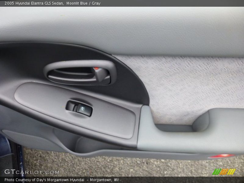 Moonlit Blue / Gray 2005 Hyundai Elantra GLS Sedan