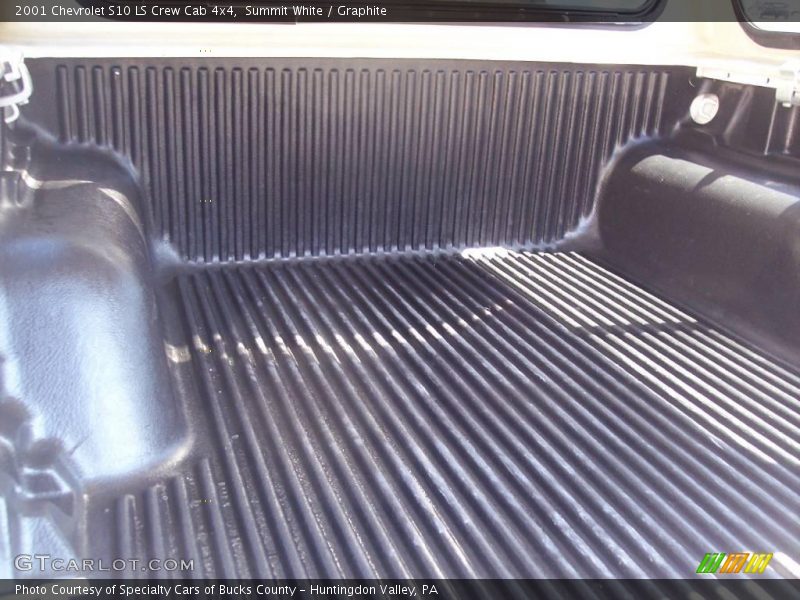 Summit White / Graphite 2001 Chevrolet S10 LS Crew Cab 4x4