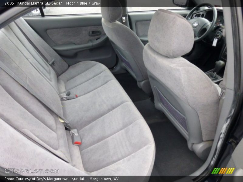 Rear Seat of 2005 Elantra GLS Sedan
