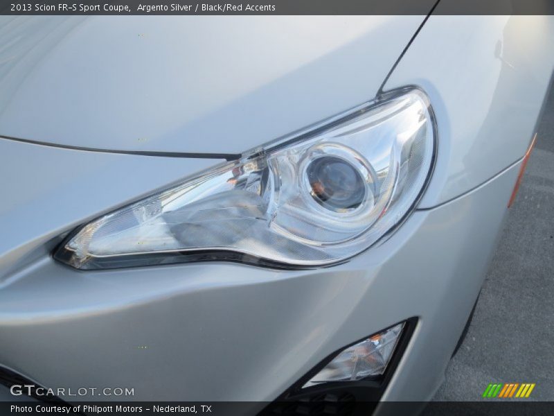 Argento Silver / Black/Red Accents 2013 Scion FR-S Sport Coupe