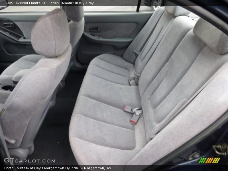 Rear Seat of 2005 Elantra GLS Sedan
