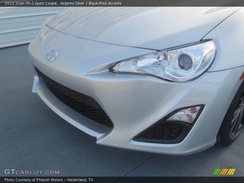 Argento Silver / Black/Red Accents 2013 Scion FR-S Sport Coupe