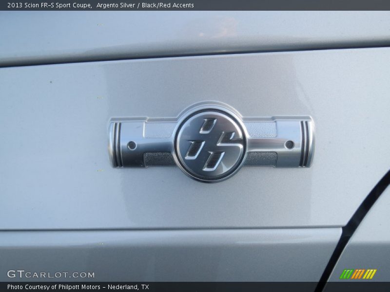 Argento Silver / Black/Red Accents 2013 Scion FR-S Sport Coupe