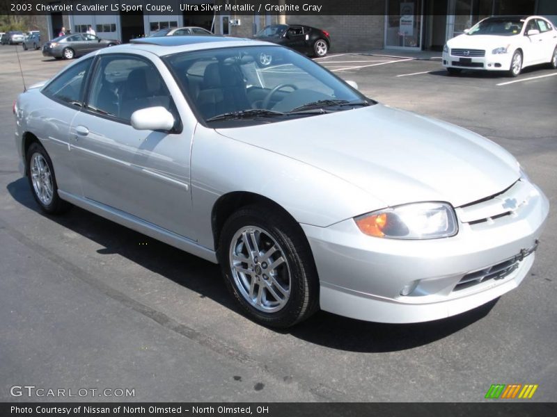 Ultra Silver Metallic / Graphite Gray 2003 Chevrolet Cavalier LS Sport Coupe