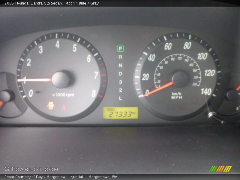 2005 Elantra GLS Sedan GLS Sedan Gauges